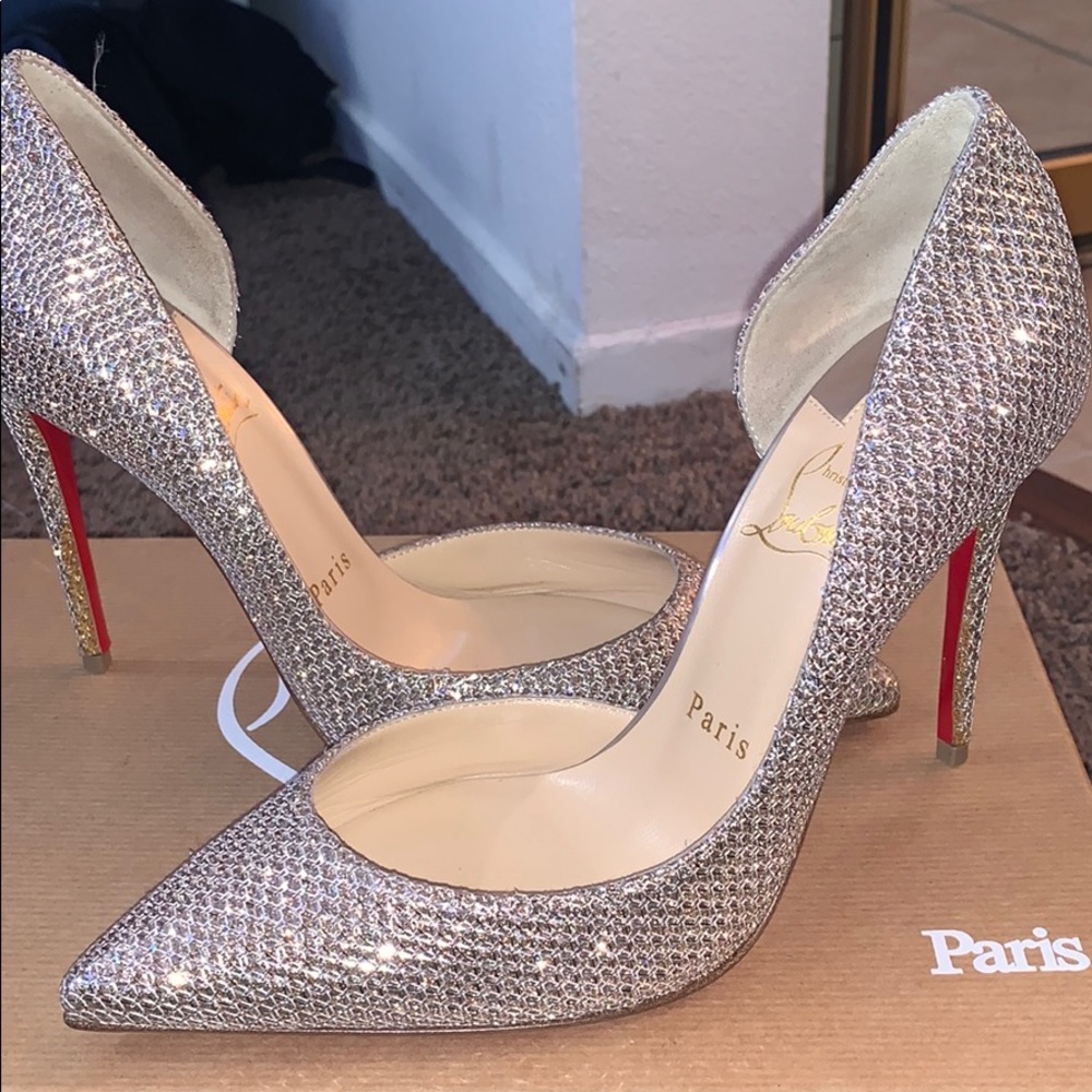 Brand new iriza 100 glitter Christian Louboutins
